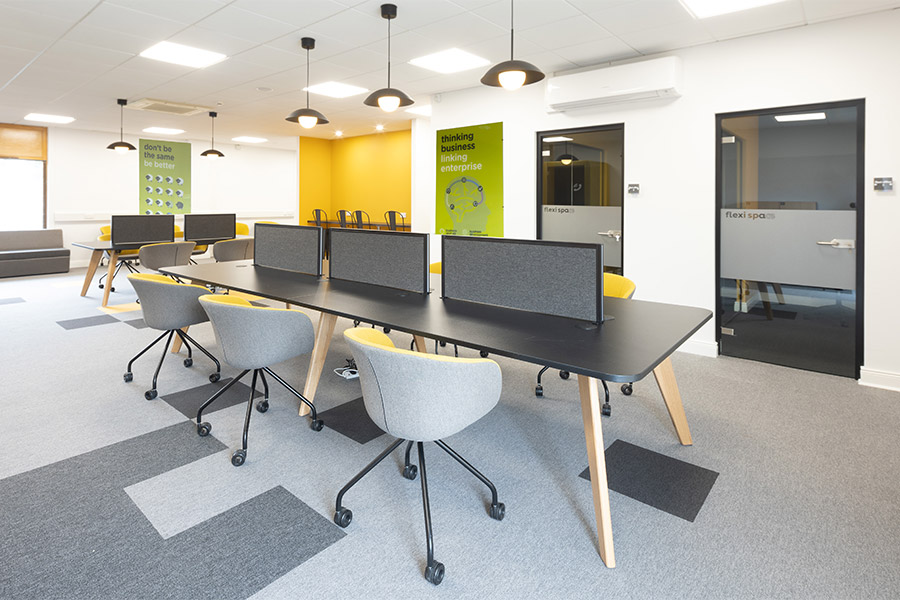 Open Plan Working at Cookstown Enterprise - Flexi Space