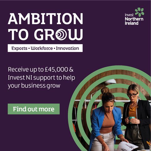 Link to Invest NI Ambition to Grow Programme post